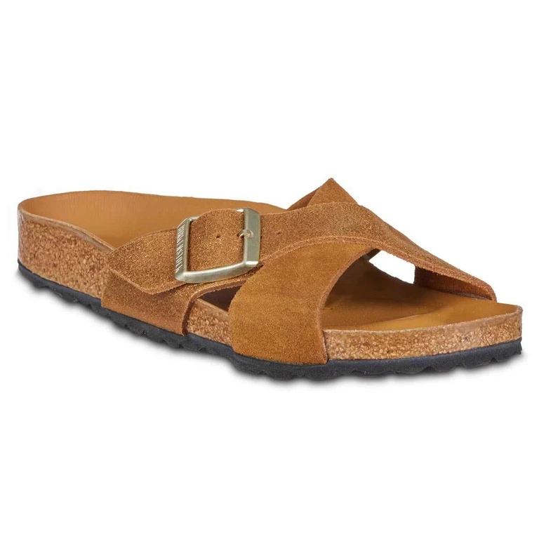 Women's Siena Suede Leather Allover Mink Sandals