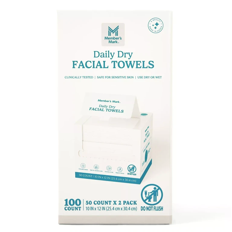 Daily Dry Facial Towels, 100 ct.