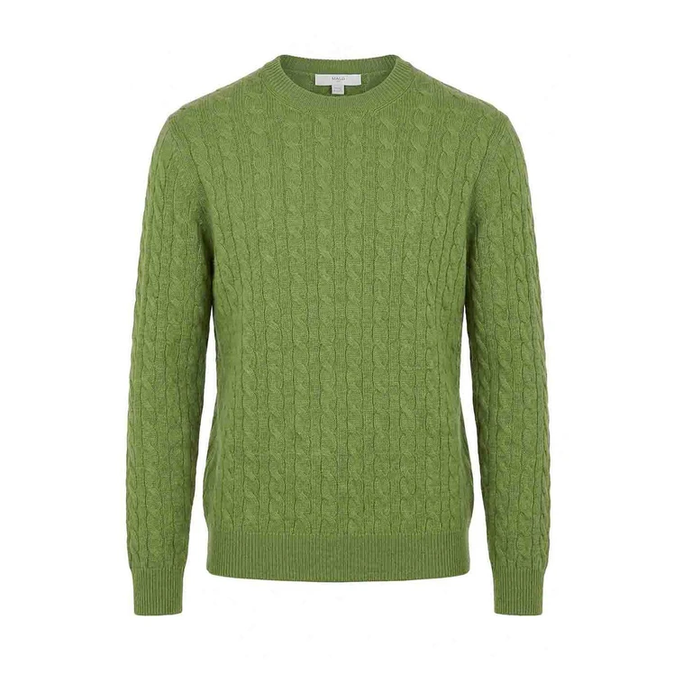Pull Col Rond - Vert (UXA400F1B02E3655)