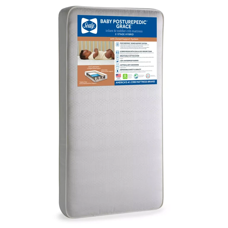 Baby Posturepedic Grace 2-Stage Hybrid Crib Mattress