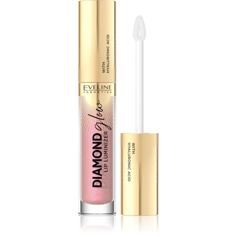 Diamond Glow Lip Gloss With Hyaluronic Acid Color 08 Honey Glam 4.5 Ml