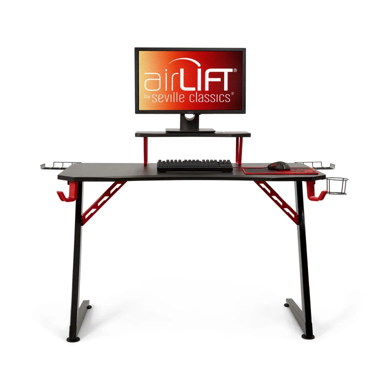 airLIFT 47.2' Elite Computer Gaming Desk Removable Riser