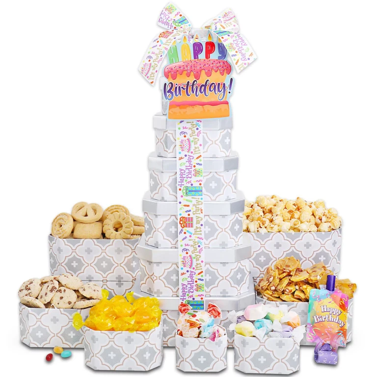 Birthday Celebrations 7 High Gift Tower