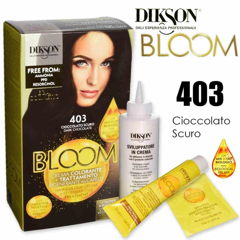 Bloom Coloring Cream With Keratin 403 Dark Chocolate