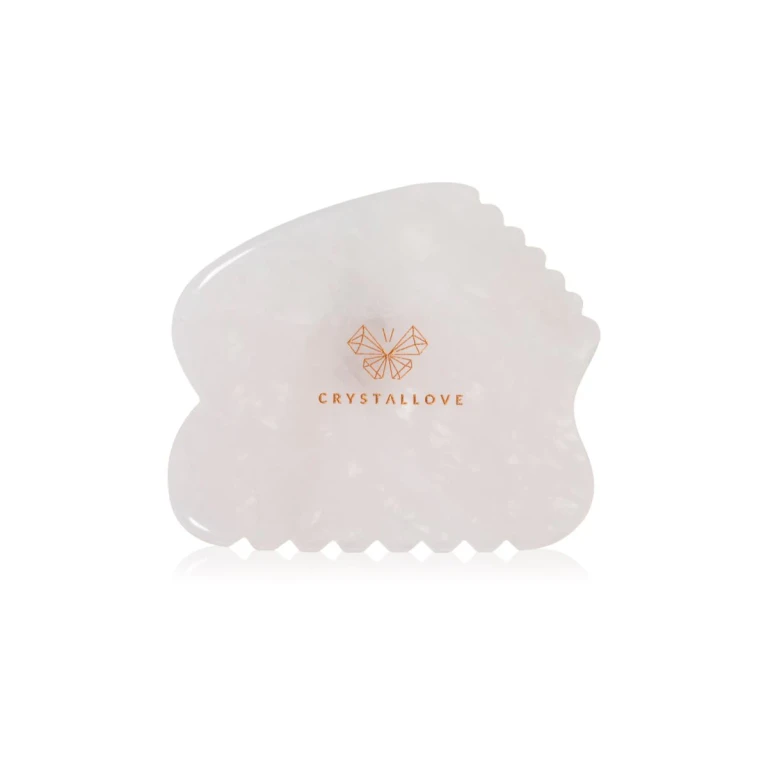 Rose Quartz Contour Gua Sha Facial Massage Tools 1Pcs