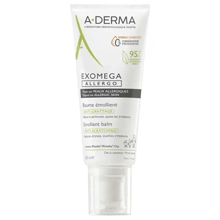 A-Derma Emollient Balm for Allergic and Atopic Skin Exomega Allergo (Emollient Balm) 200 ml