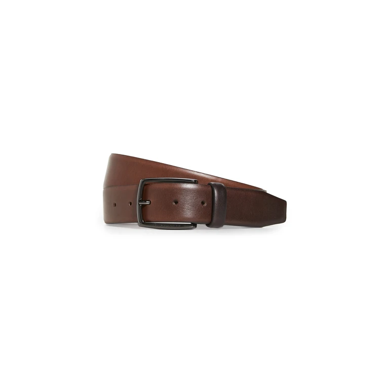 Celie Italian Leather Belt Brown 36