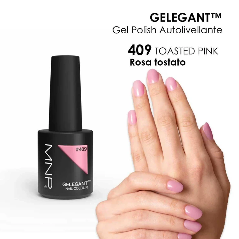 MNP Gelegant Smalto gel per unghie 8ml 409 Toasted Pink