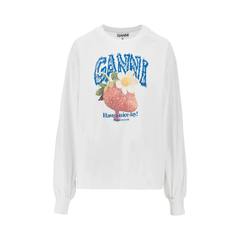 Jersey t-shirt with 'Strawberry' print Woman XS