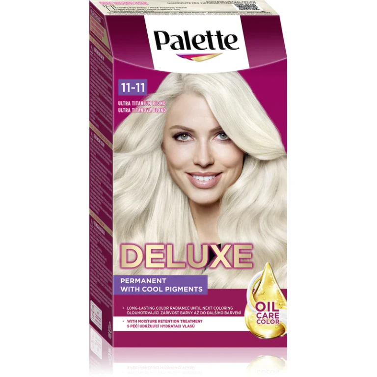 Palette Deluxe Permanent Hair Dye Color 11-11 Ultra Titanium