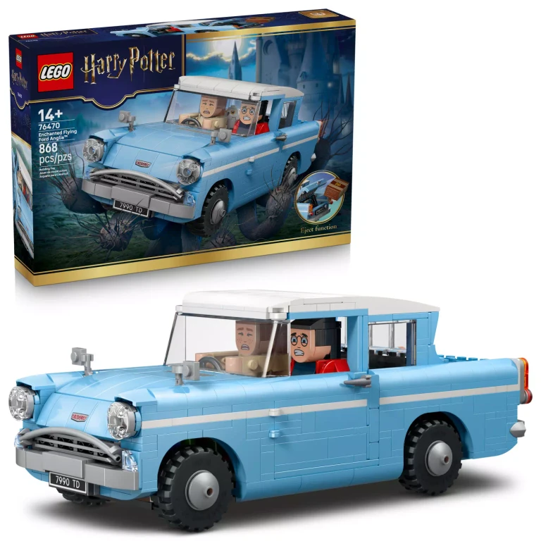 Harry Potter Enchanted Flying Ford Anglia building Set, 868 pc.