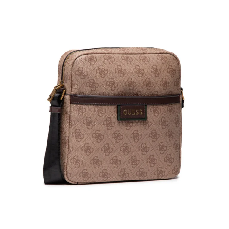 , Vezzola, Document Holder, Fabric Shoulder Bag, Brown, Women's
