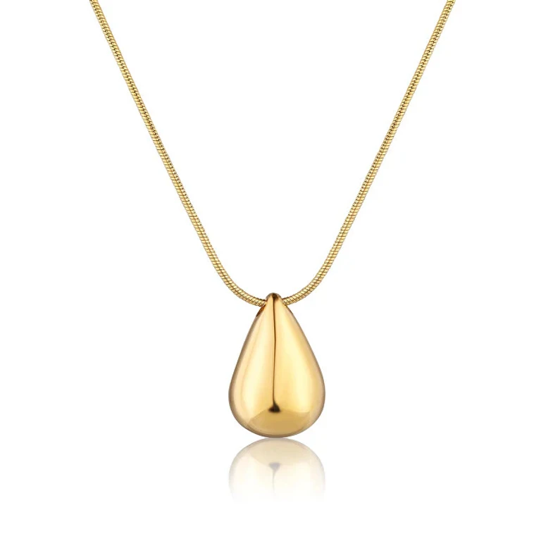 Gold Plated Drop Necklace For Women Sssn0089X20Go55