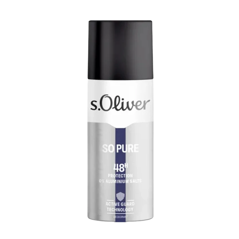 S. Oliver So Pure Moisturizing Deodorant Spray 48H For Men 150 ml