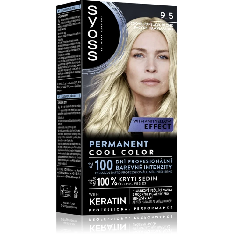 Cool Color permanent hair dye color 9_5 Frozen Pearl Blonde