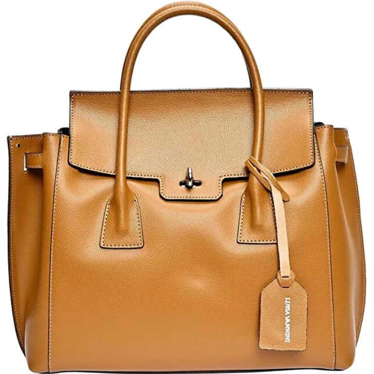 Women's Leather Handbag 479 cognac