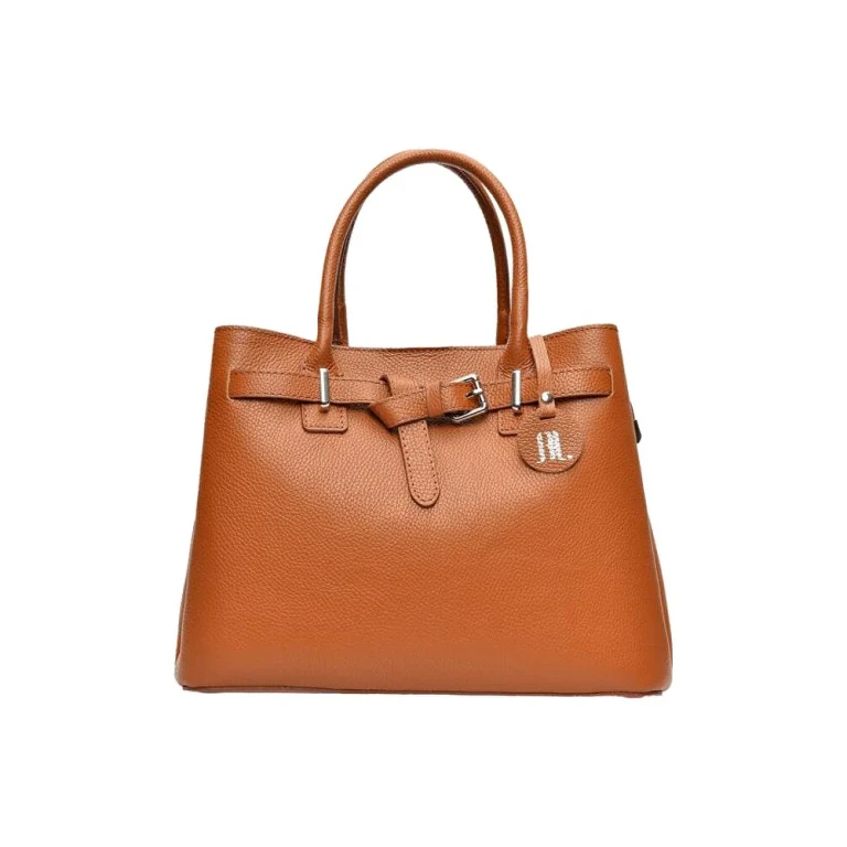 Women's Cognac Leather Handbag