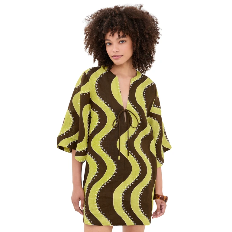 ALÉMAIS Frankie Mini Dress Yellow 16