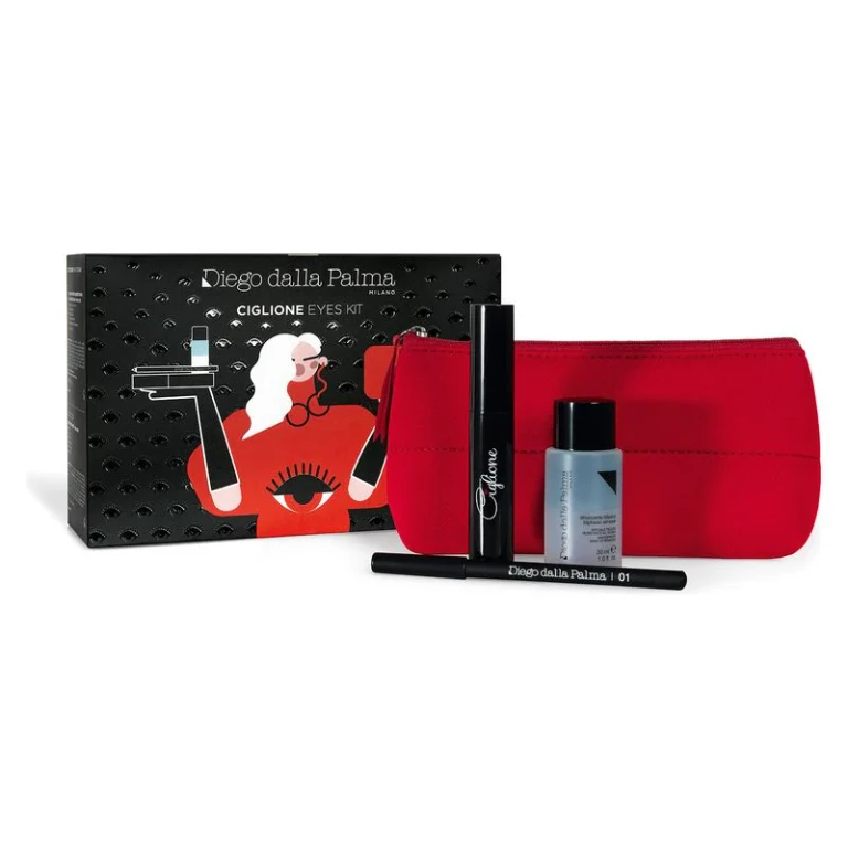 Eyelash Box Máscara + Bolsa + Desmaquillante Bifásico + Lápiz 01