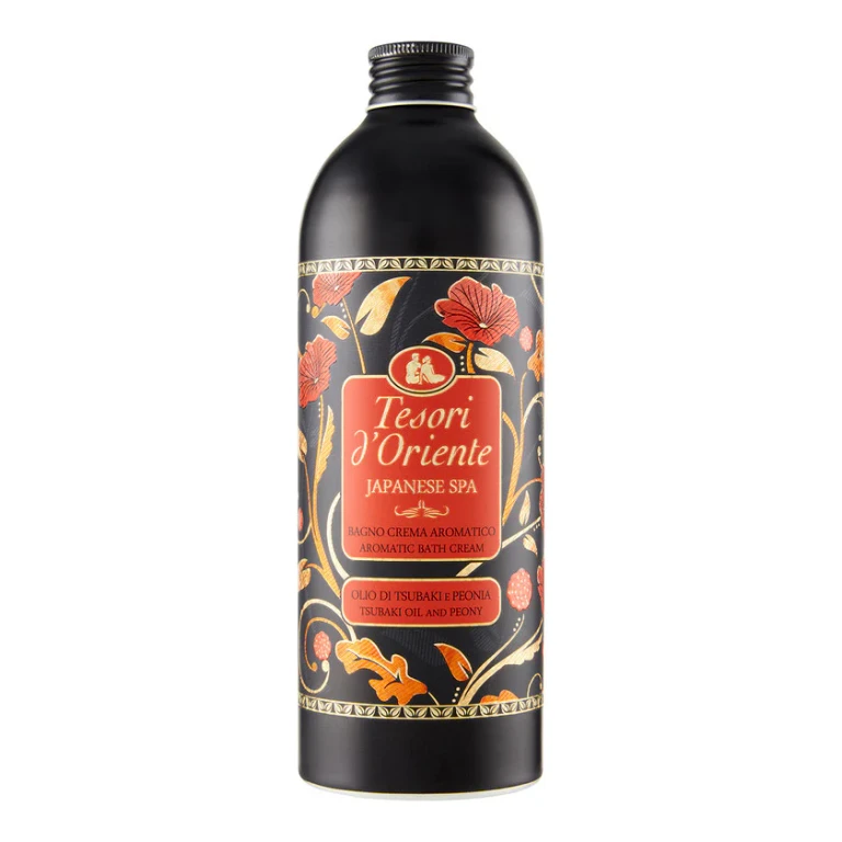 Japanese Spa Aromatic Cream Bath Tsubaki Oil And Peony 500 ml