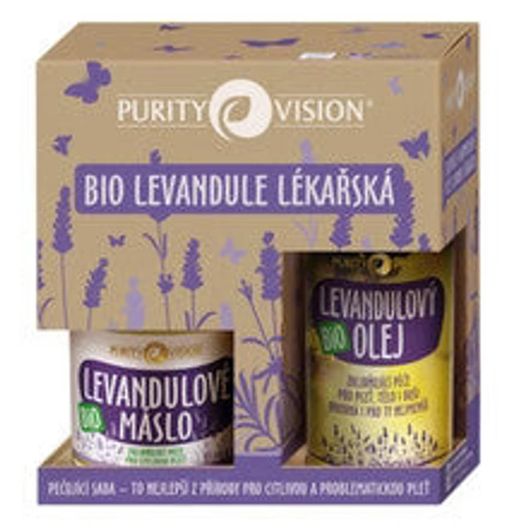 Care set with medicinal lavender