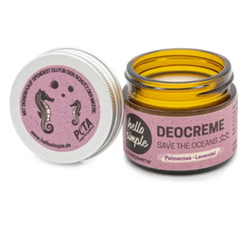 "Save the Oceans" Palmarosa & Lavender Deodorant Cream 50 g