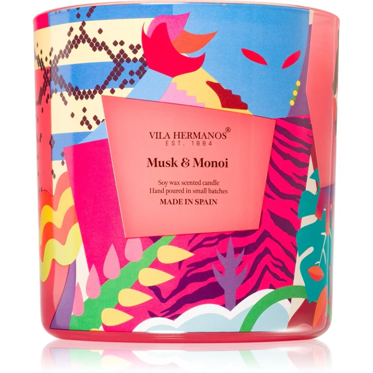 70ths Year Musk & Monoi scented candle 500 g