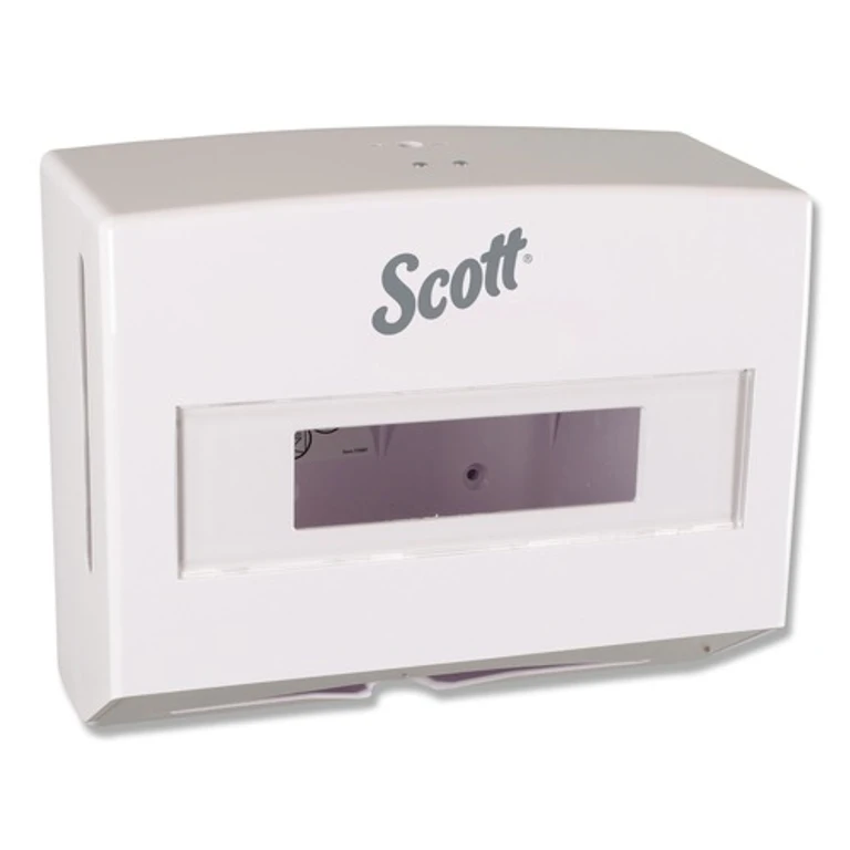 09214 Scottfold 10.75 in. x 4.75 in. x 9 in. Folded Towel Dispenser - White (1/Carton)