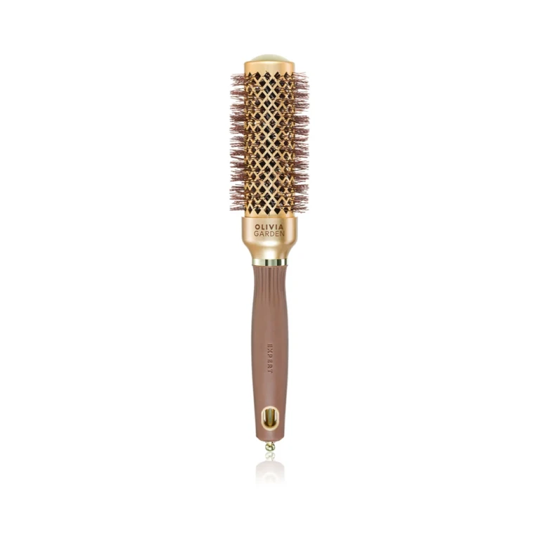 Expert Blowout Shine Gold & Brown - 35 mm hair styling brush