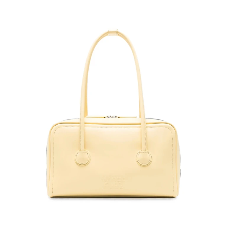 Logo-embossed Leather Tote Bag