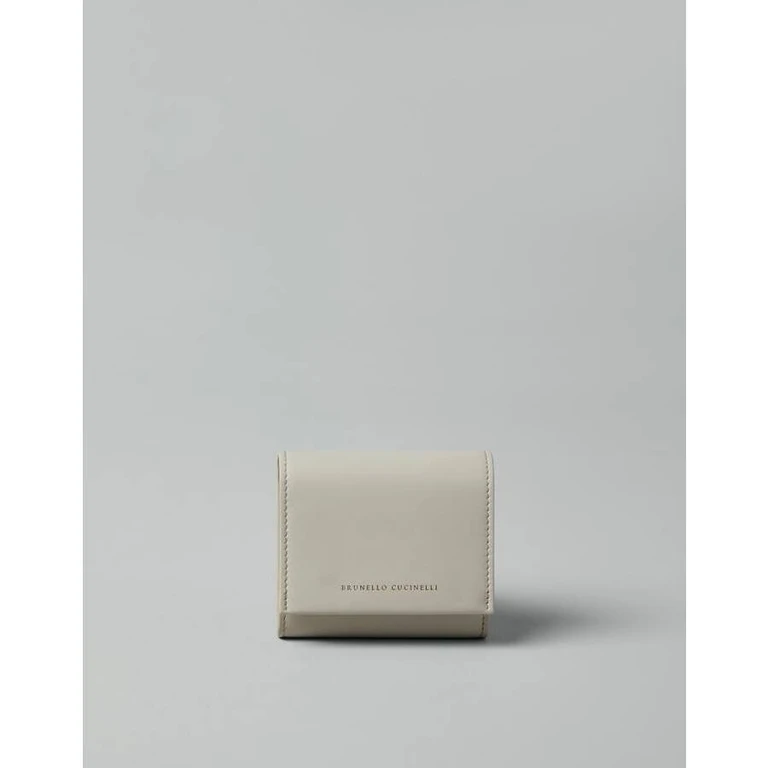Light Grey Leather Wallet