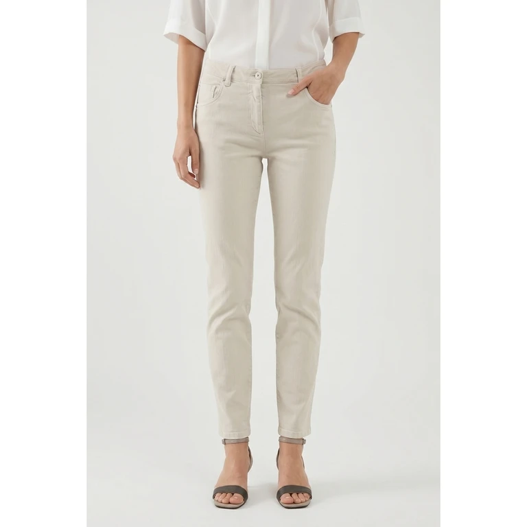 Wolight Beige Slim Trousers