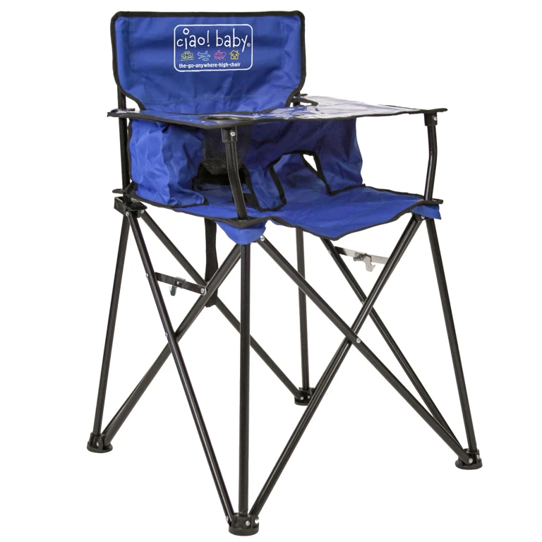 Portable High Chair, Blue:- Blue