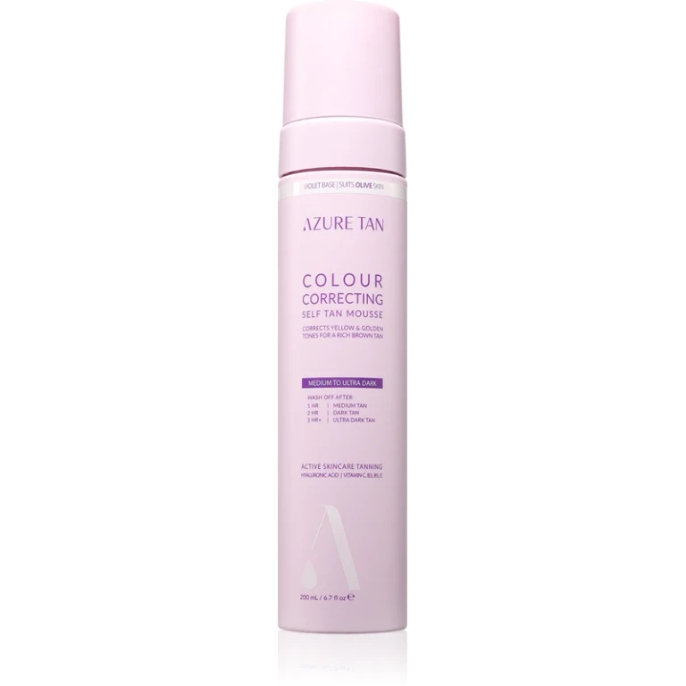 Violet Base self-tanning mousse for the body medium color ultra dark 200 ml
