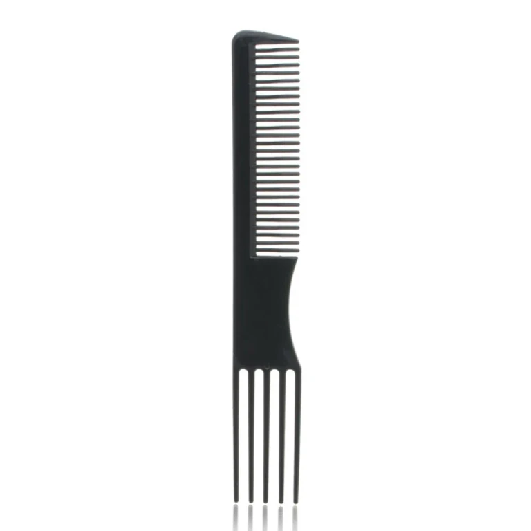 Curved comb Eurostil black 19 cm 1 pc