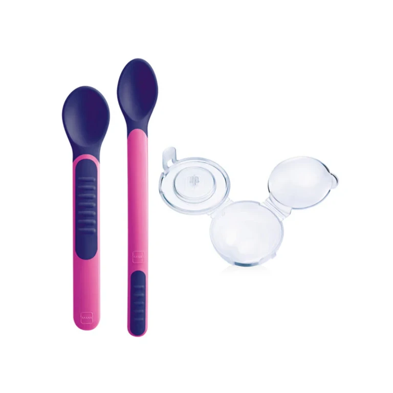 Thermal Sensitive Spoons with Protective Case x2