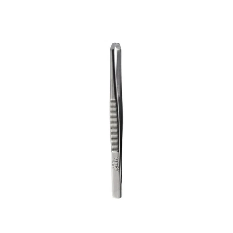 Stainless Steel Crab Bite "Eyebrow" Tweezers