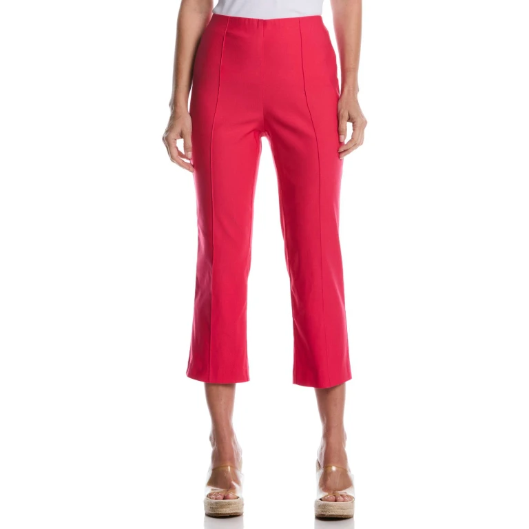 PINTUCK CROP BOOT - PINK 4:- Pink, 4