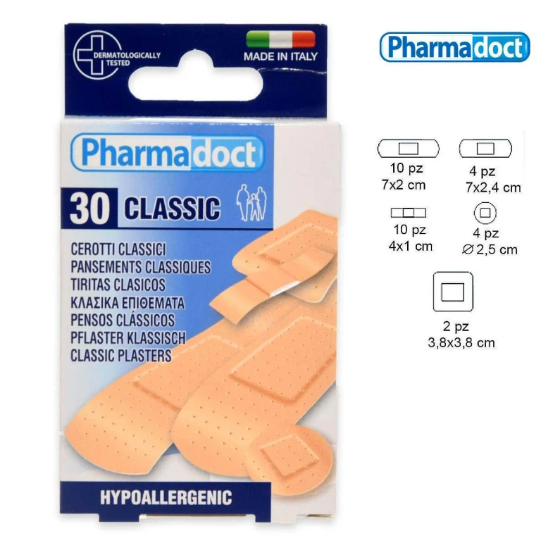 Assorted Classic Plasters 30 Pieces