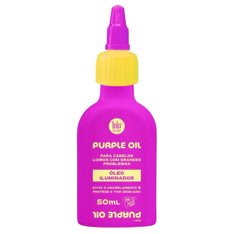 Purple oil treatment for hair counteracts yellow or orange tones 50 ml