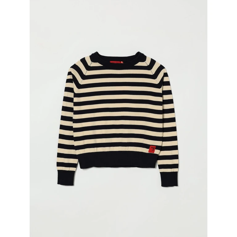 Striped Cotton Crew-neck Pullover (MX0295MX00YMX854)