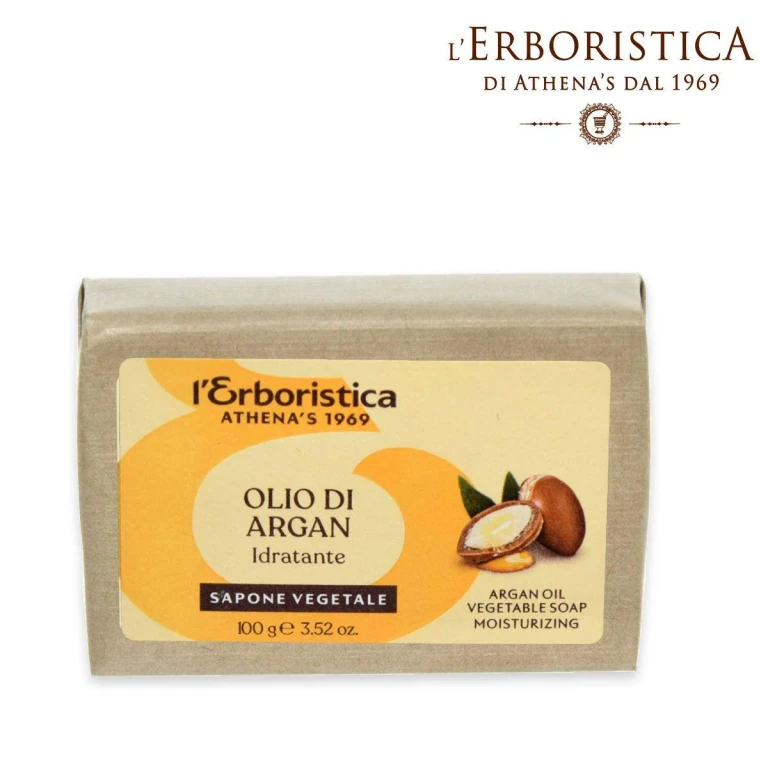 L'erbostica organic argan oil vegetable soap 100 gr