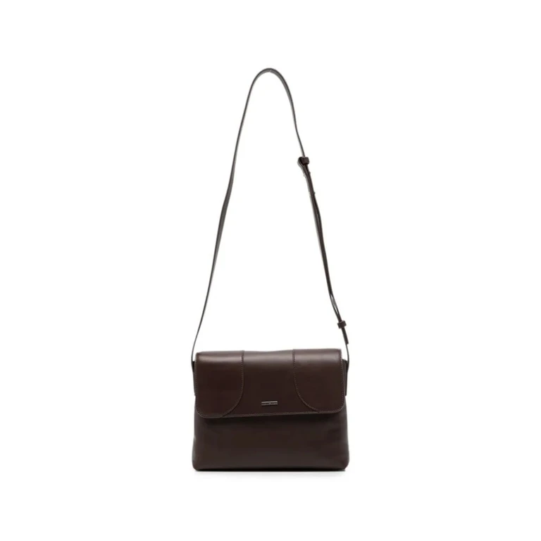 Cross Body Bag Calf Leather "Chocolate Brown"