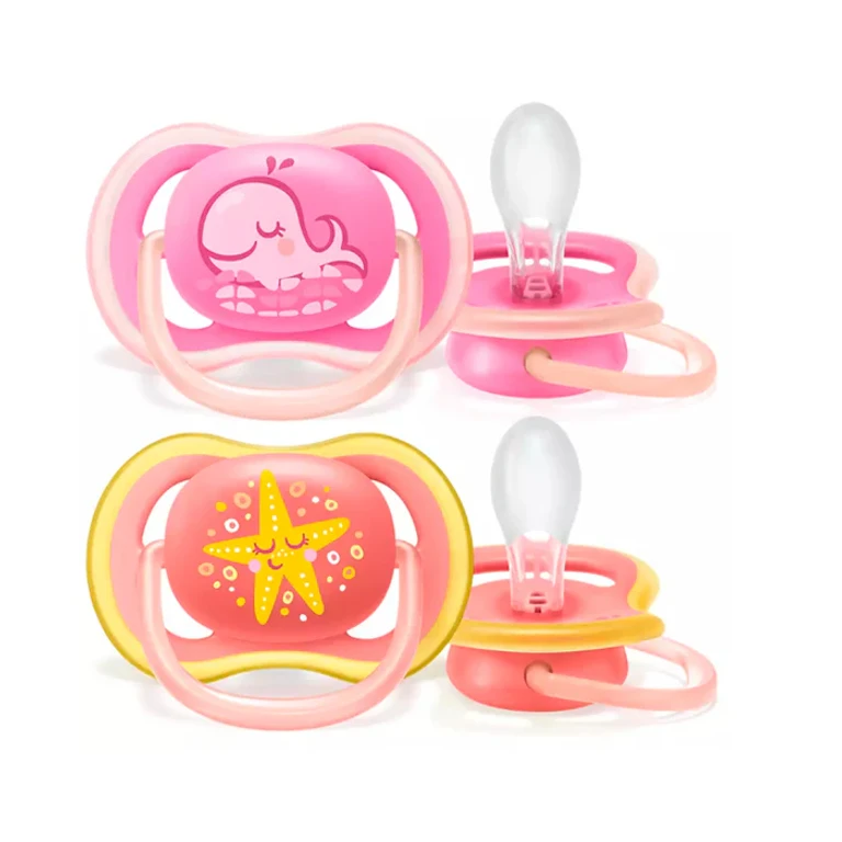 Pacifier Avent Ultra Air Happy 0-6 months Girl 2U