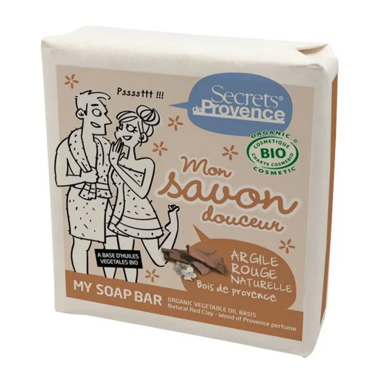Red clay soap Bois de Provence perfume 100g