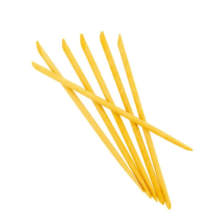 Wooden stick to remove cuticles