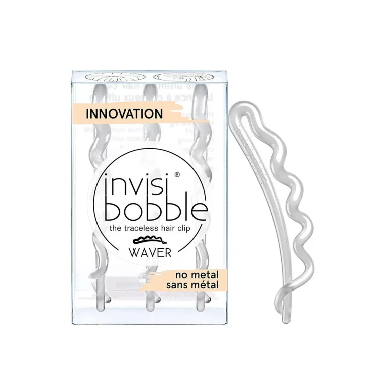 , hair clip, clear, 3 pieces