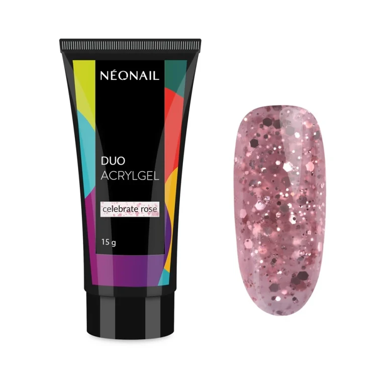 Duo Acrylgel Celebrate Rose gel for gel and acrylic nails 15 g