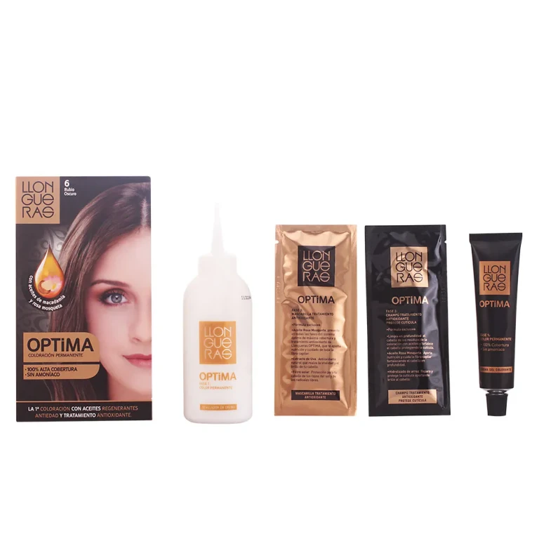 Optima Tinte Permanente para el Cabello Sin Amoniaco 6 Rubio Oscuro