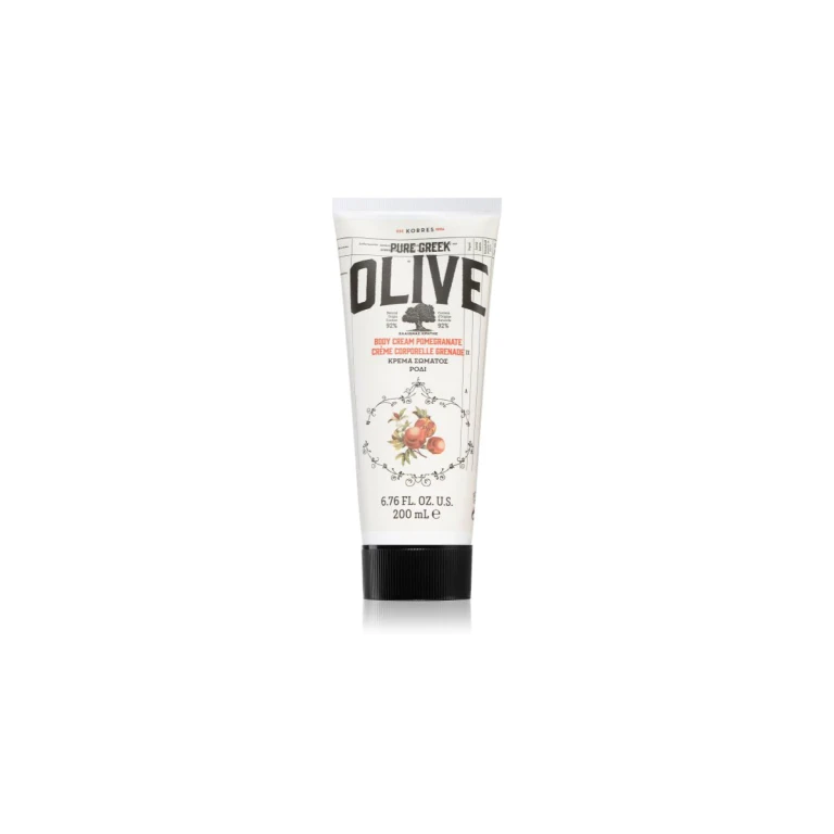 Pure Greek Olive Pomegranate Scented Moisturizing Body Cream - 200ml